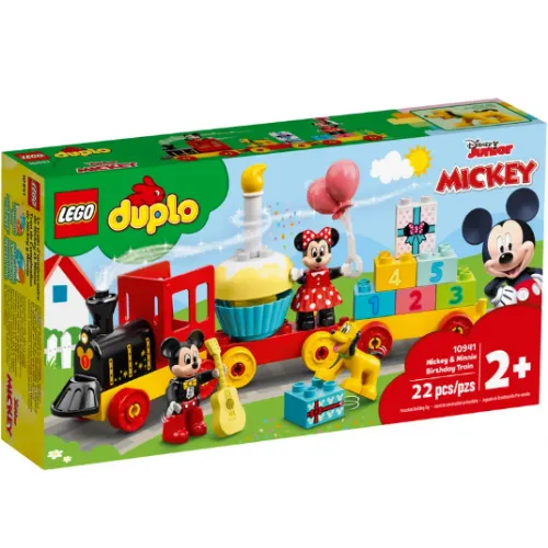 Kocke Lego Duplo®: Mikijev in Minijin rojstnodnevni vlak (10941)