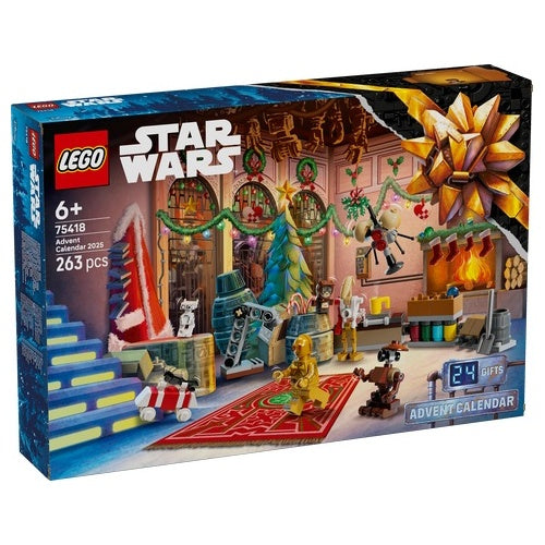 Adventni koledar Lego Star Wars 2025 (75418), 263 kock, od 6. let