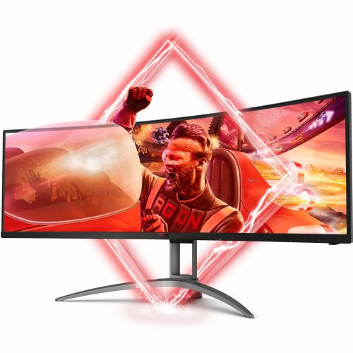 Monitor AOC AG493UCX2 124 cm (48,8 palcev), 5120x1440 (5K UHD), VA, 400 cd/m2, 1ms, 165Hz, G-Sync, HDMI
