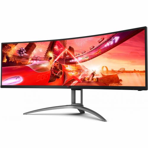 Monitor AOC AG493UCX2 124 cm (48,8 palcev), 5120x1440 (5K UHD), VA, 400 cd/m2, 1ms, 165Hz, G-Sync, HDMI