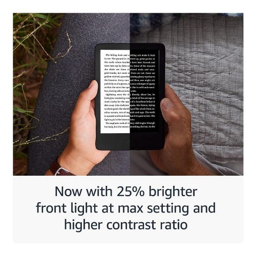E-bralnik Amazon Kindle 2024 6" 16GB črna brez bleščanja brez oglasov Wi-Fi USB-C