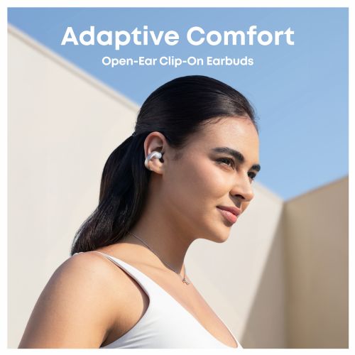 Slušalke Anker Soundcore AeroClip, bele, odprte, brezžične