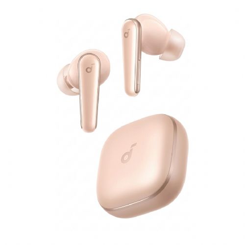 Slušalke Anker Soundcore Liberty 5 brezžične, roza, odpravljanje hrupa, Bluetooth 5.4, IP55