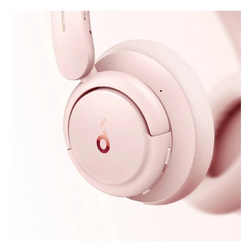 Slušalke Anker Soundcore Life Q30 aktivno odpravljanje šuma, Bluetooth 5.3, 60 ur delovanja, hitro polnjenje, sakura pink