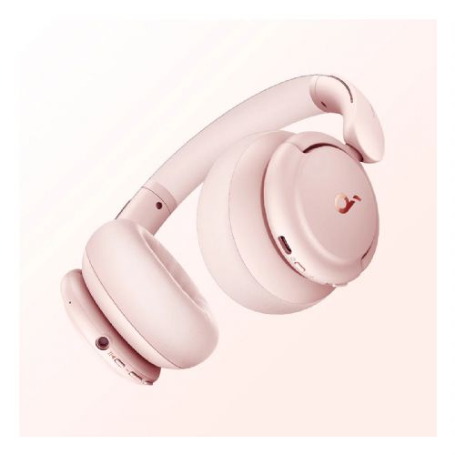 Slušalke Anker Soundcore Life Q30 aktivno odpravljanje šuma, Bluetooth 5.3, 60 ur delovanja, hitro polnjenje, sakura pink