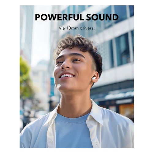 Slušalke Anker Soundcore P30i bele barve