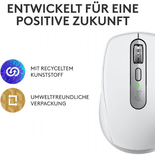 Miška Logitech MX Anywhere 3S, Bluetooth, DarkField laser, siva