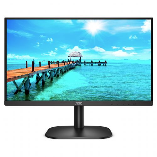 Monitor AOC 22B2H 55,88 cm (22"), 1920 x 1080 FHD, 16:9, VA, 200 cd/m2, 75 Hz, 5ms, HDMI, VGA, črna