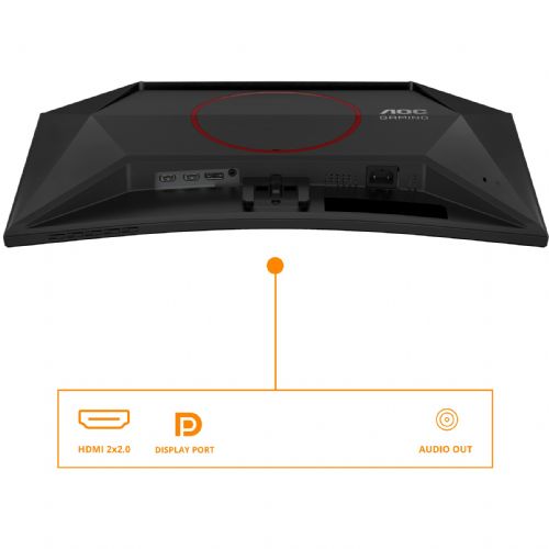 Monitor AOC C24G42E 59,9 cm (23,6"), VA, 250 cd/m2, 0,5 ms, 16:09 zakrivljeni HDMI+DP crni