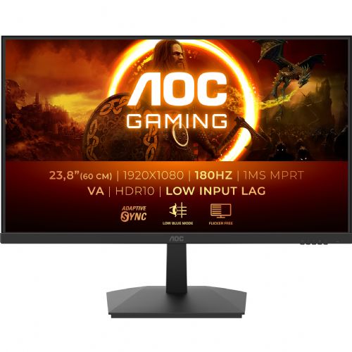 Monitor AOC 24G15N2 60,5 cm (23,8"), 1920 x 1080 (FHD), VA, 16:9, 2xHDMI+DP LED crni
