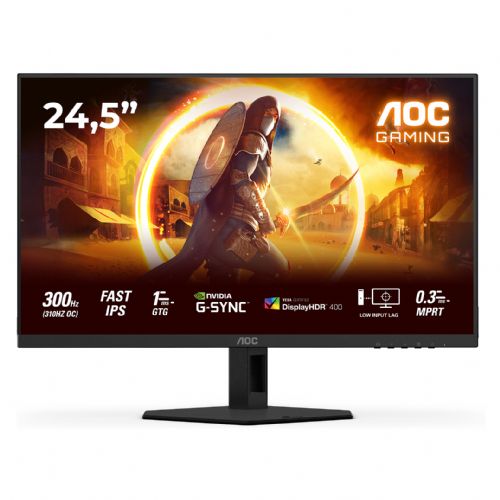 AOC 62,2 cm (24,5") 25G4SRE 16:09 2xHDMI+DP črna/rdeča
