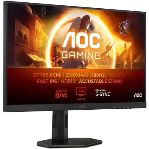 Monitor AOC Q27G4XF 68,6 cm (27"), 16:09 HDMI+DP IPS 180Hz bl/gr