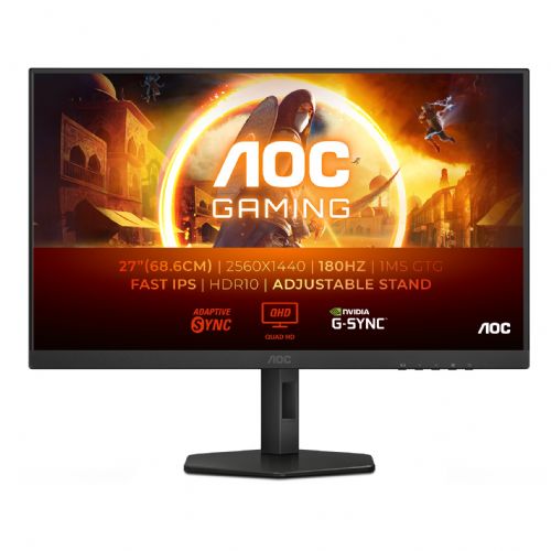 Monitor AOC Q27G4XF 68,6 cm (27"), 16:09 HDMI+DP IPS 180Hz bl/gr