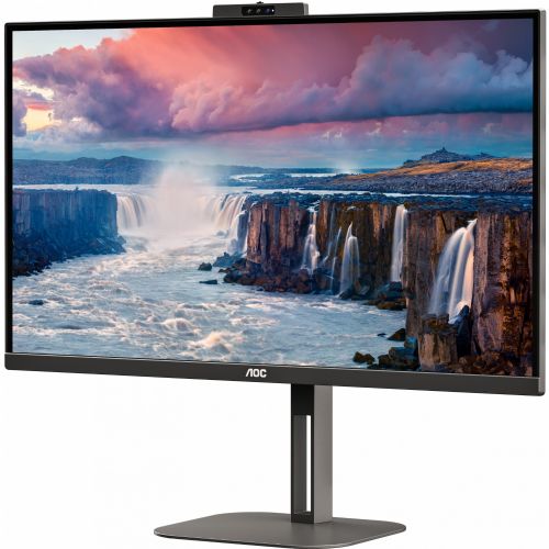 Monitor AOC Q27V5CW/BK 68,6 cm (27"), 2560x1440 (QHD), IPS, 300cd/m2, 16:09 HDMI+DP+USB-C spletna kamera IPS