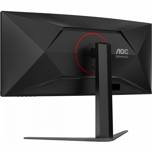 Monitor AOC CU34G4Z 86,36 cm (34''), 3440x1440 (WQHD), VA, 450cd/m2, 1 ms 2 x HDMI DP USB črna/rdeča