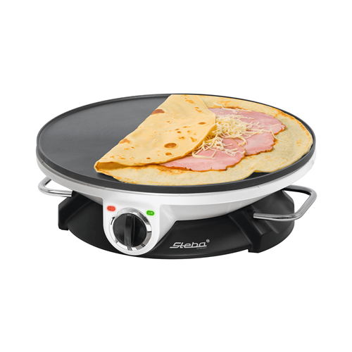 Aparat za palačinke Steba CR 32 aluminijasta plošča, Ø32 cm, nadzor temperature, nelepljiv premaz, 1200 W