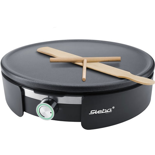 Aparat za palačinke Steba XXL CR 36, 35 cm, 1.500 W, črna/nerjaveče jeklo