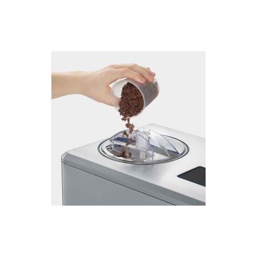 Aparat za pripravo sladoleda Severin 2 v 1 EZ 7045, za 2000 ml sladoleda, kompresor 180W, nerjaveče jeklo