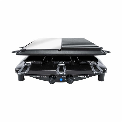 Aparat za raclette Steba RC 8 Black Steel, črn