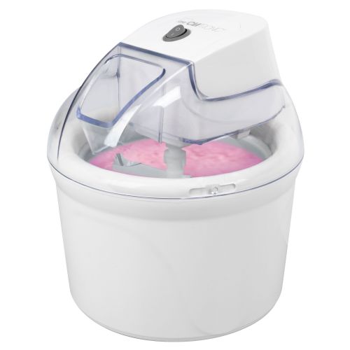 Aparat za sladoled Clatronic ICM 3764 (bel, za 1500 ml sladoleda, 12 W)