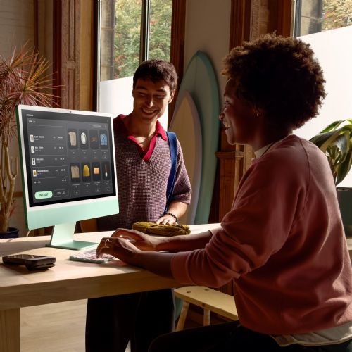 Računalnik AiO Apple 24 Apple M4/16GB/SSD 256GB NVMe/59,7 cm (23,5") 4,5K Retina/DE/MacOS, modra