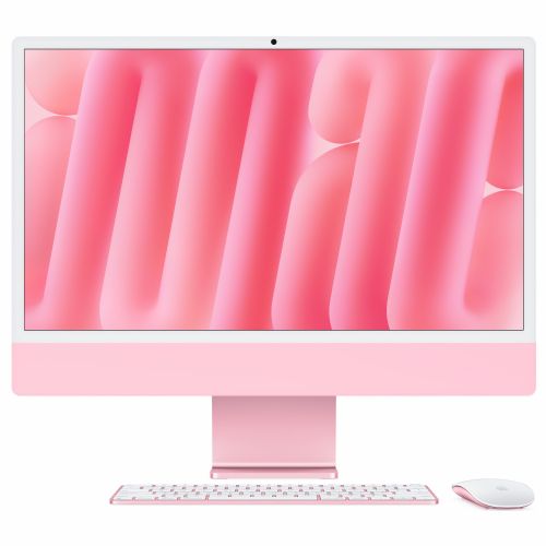 Računalnik AiO Apple 24 Apple M4/16GB/SSD 512GB NVMe/59,7 cm (23,5") 4,5K Retina/DE/MacOS roza
