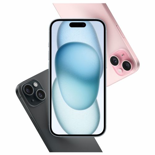 Pametni telefon Apple iPhone 15, 256 GB, rumen