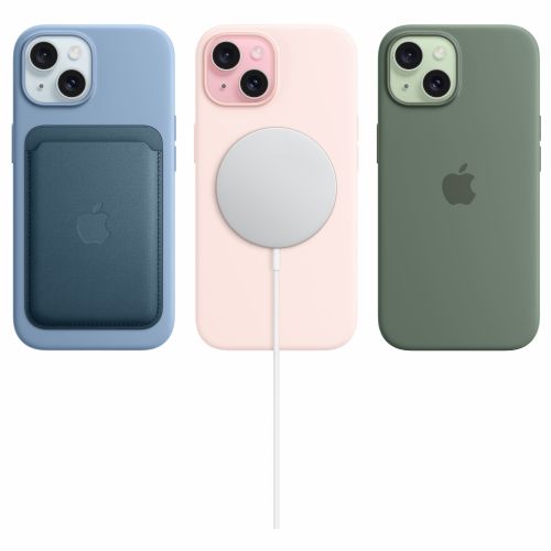 Pametni telefon Apple iPhone 15, 256 GB, rumen