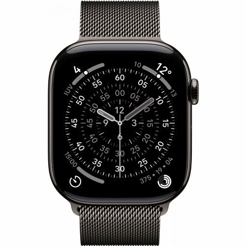 Pametna ura Apple Watch S11 Titan Schiefer Cellular 46mm (Milanaise Armband schiefer) M/L
