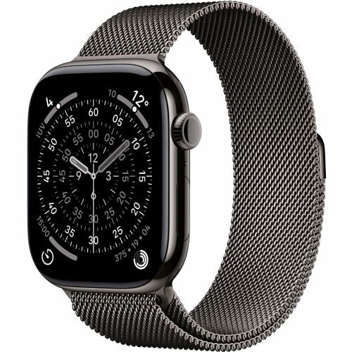 Pametna ura Apple Watch S11 Titan Schiefer Cellular 46mm (Milanaise Armband schiefer) M/L