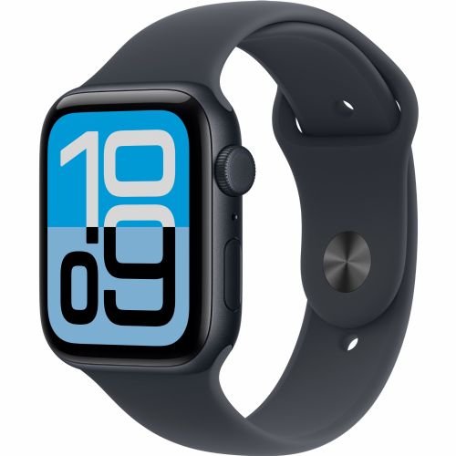 Pametna ura Apple Watch SE 3 Aluminum Cellular 44 mm Midnight (Midnight Sport Band) M/L