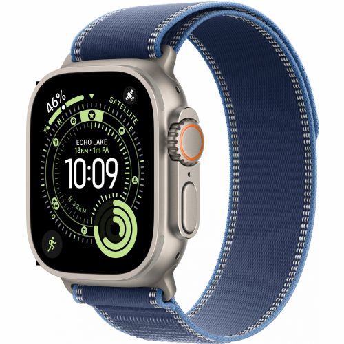 Pametna ura Apple Watch Ultra 3 Titanium Cellular 49mm naravna (modra/svetlo modra) velikost S/M