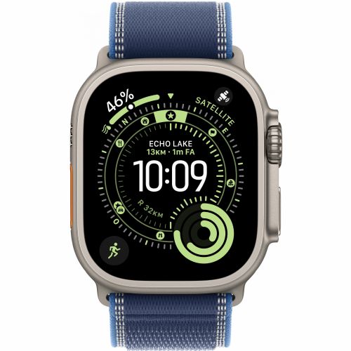 Pametna ura Apple Watch Ultra 3 Titanium Cellular 49mm naravna (modra/svetlo modra) velikost S/M