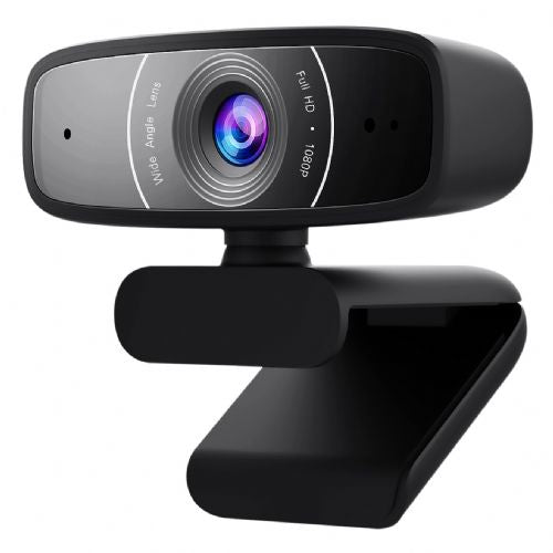WEB kamera Asus C3 Full HD 1080p, 30 fps, USB 2.0, vgrajen mikrofon, črna