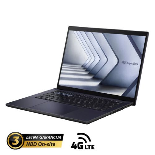 Prenosnik Asus ExpertBook B3 (B3404CMA_L-QN0816X), 14" (35,56 cm), WQXGA, Core Ultra 7 155H, 16 GB, 1 TB, 4G, Windows 11 Pro