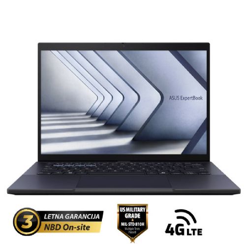 Prenosnik Asus ExpertBook B3 (B3404CMA-4G-WB75D0X), 14" (35,56 cm), WUXGA, Core Ultra 7 155H, 32 GB, 1 TB, 4G, Win11 Pro