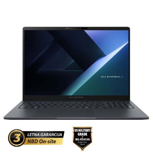 Prenosnik Asus ExpertBook B3 (B3605CCA-WB53D0X), Intel Ultra 5-225H/16 GB/SSD 1 TB NVMe/40,64 cm (16''), WUXGA, 300 niti/Win11Pro, modra (90NX08N1-M002F0)