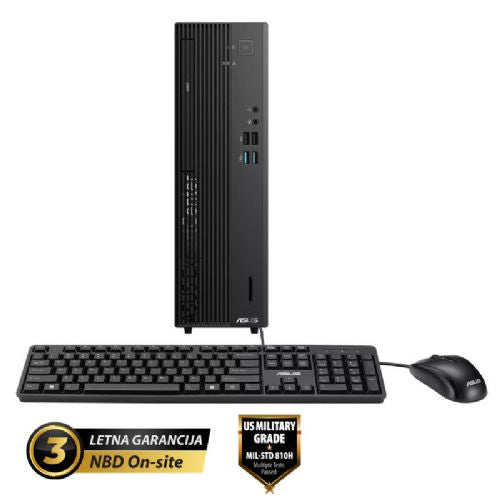 Namizni računalnik ASUS ExpertCenter D7 SFF Core i7-14700 16GB 1TB DVD Windows 11 Pro tipkovnica miška (D701SER-WB73C0X)
