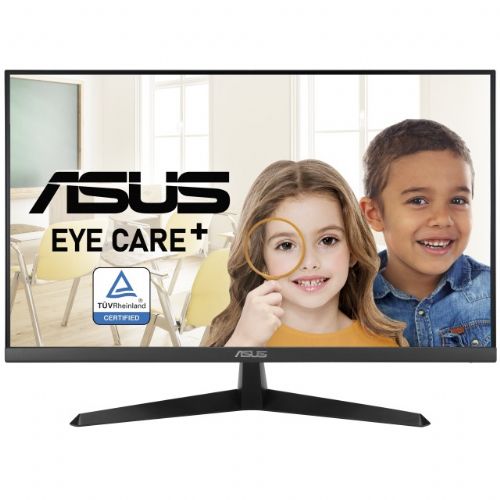 Monitor Asus Eye Care VY279HGE 68,6 cm (27"), 1920 x 1080 FHD, 16:9, IPS, 250cd/m2, 1ms, črna