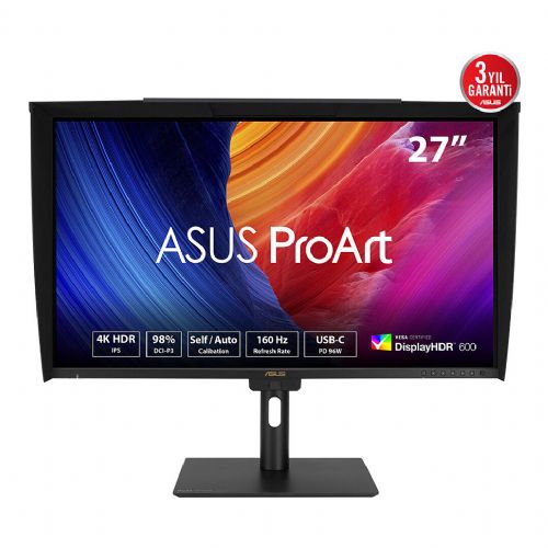 Monitor Asus ProArt monitor PA27UCGE 68,6 cm (27"), 3840x2160 (4K UHD), IPS, 600 cd/m2, 16:9 UHD HDMI DP
