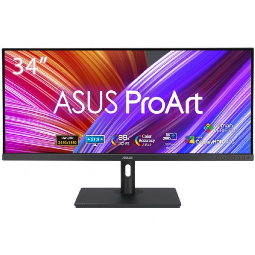 Monitor ASUS ProArt PA348CGV 86,36cm (34"), 3440 x 1440 (WQHD) IPS LED LCD 21:9 DP/HDMI/USB-C zvočniki
