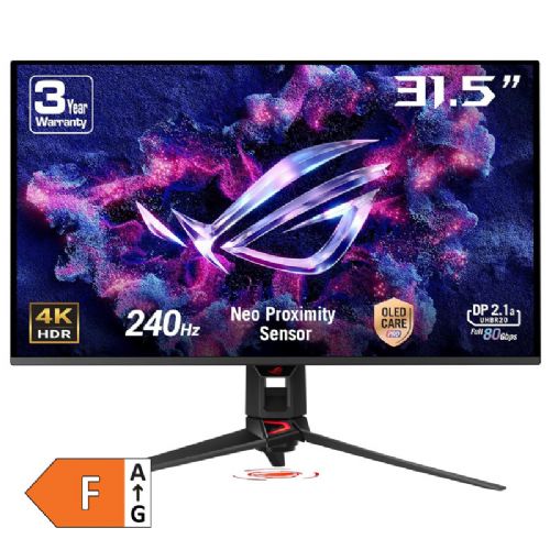 Monitor ASUS ROG Swift PG32UCDMR 81,28cm (32") 4K OLED 240Hz DP/HDMI/Type-C HDR400 G-SYNC gaming
