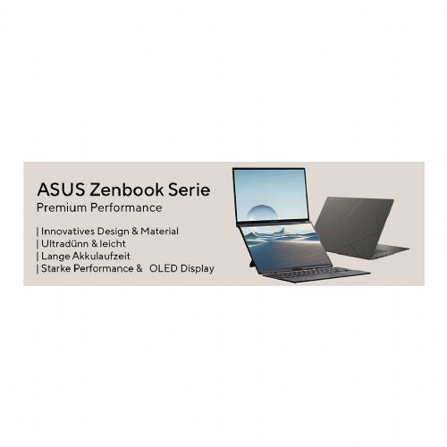 Prenosni računalnik Asus Zenbook 14 UX3405CA-QL637W OLED, WUXGA, i7-255H, 16GB, 1TB SSD, Wi-Fi 7,DE, Windows 11