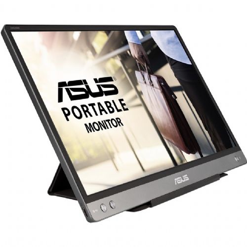 Preuzmite monitor Asus ZenScreen MB14AC 35,6 cm (14"), 1920 x 1080 FHD, 16:9, IPS, 250 cd/m2, 5 ms, crni