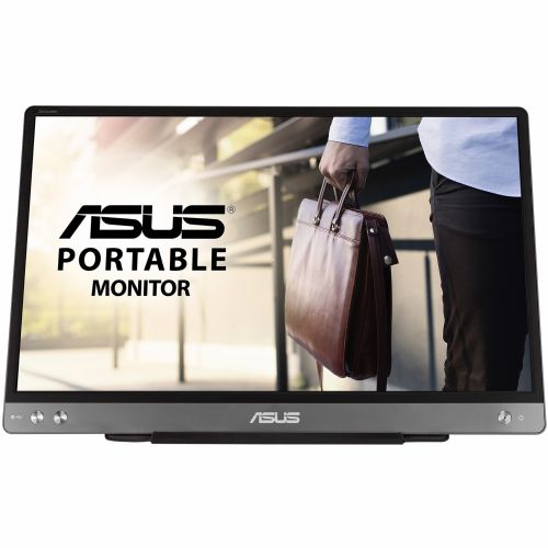 Preuzmite monitor Asus ZenScreen MB14AC 35,6 cm (14"), 1920 x 1080 FHD, 16:9, IPS, 250 cd/m2, 5 ms, crni