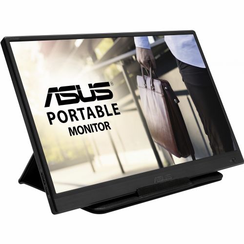 Preuzmite monitor Asus ZenScreen MB165B 39,6 cm (15,6"), 1366 x 768 WXGA, 16:9, TN, 220 cd/m2, 10 ms, crni