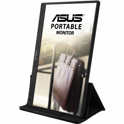 Preuzmite monitor Asus ZenScreen MB165B 39,6 cm (15,6"), 1366 x 768 WXGA, 16:9, TN, 220 cd/m2, 10 ms, crni