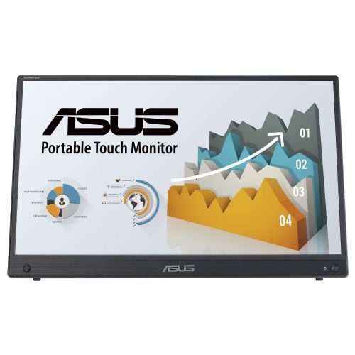 Prenosni monitor Asus ZenScreen MB16AHT 39,6 cm (15,6"), 1920 x 1080 FHD, 16:9, IPS, Touch, 250cd/m2, 5ms, črna