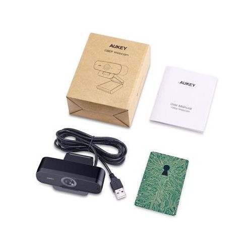 Spletna kamera Aukey PC-W3 Stream Series Full HD s senzorjem 1/2,9"-CMOS črna