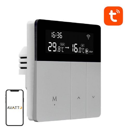 Avatto WT50 3A Wi-Fi Tuya pametni termostat za grijanje vode